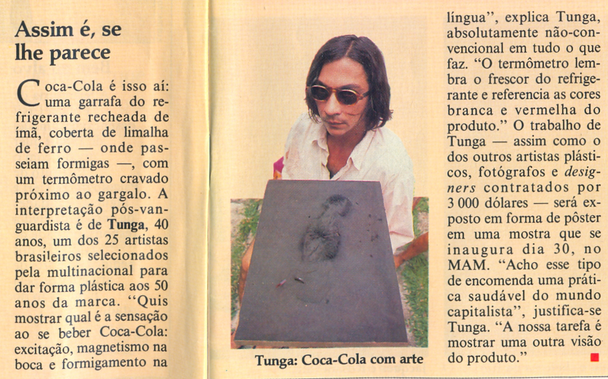 ”Coca Cola 50 anos com arte” – Museu de Arte Moderna