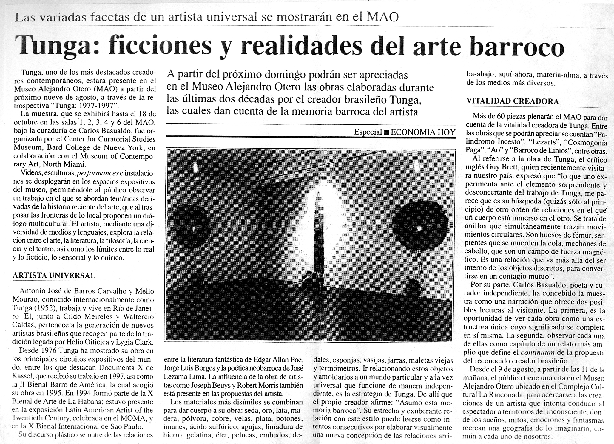 20 years Survey 1977 – 1997 – Museo Alejandro Otero – Caracas – Venezuela