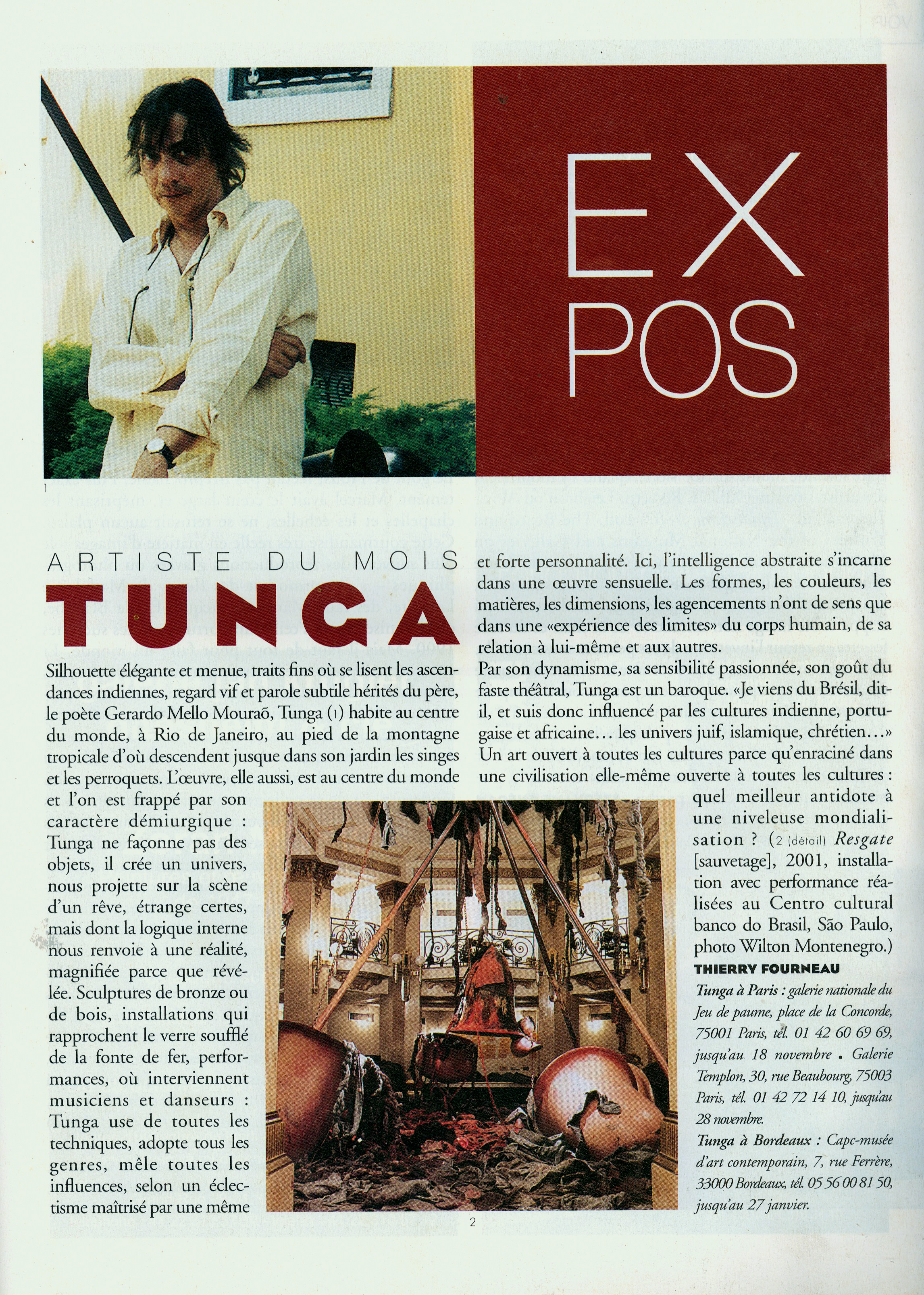 Artiste du mois – Beaux Arts Magazine